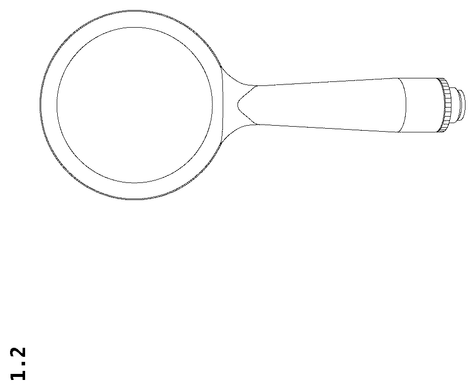 Patent USD1124240 Figure 2 – Shower head