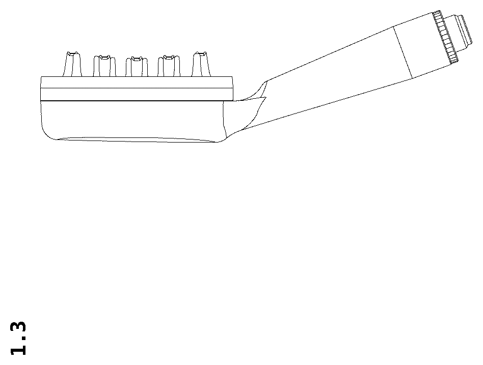 Patent USD1124240 Figure 3 – Shower head