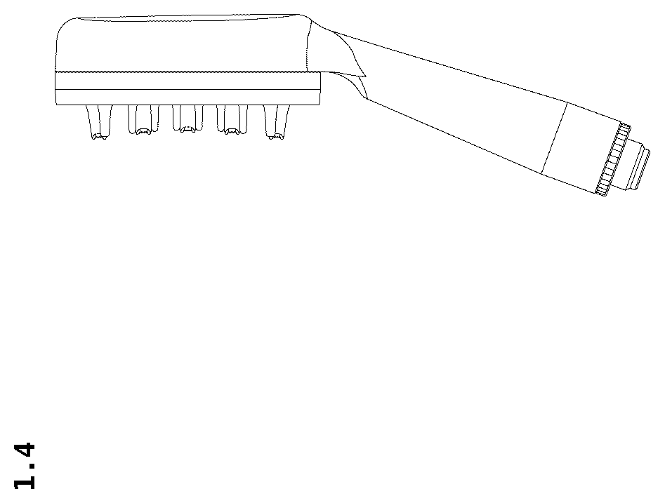 Patent USD1124240 Figure 4 – Shower head
