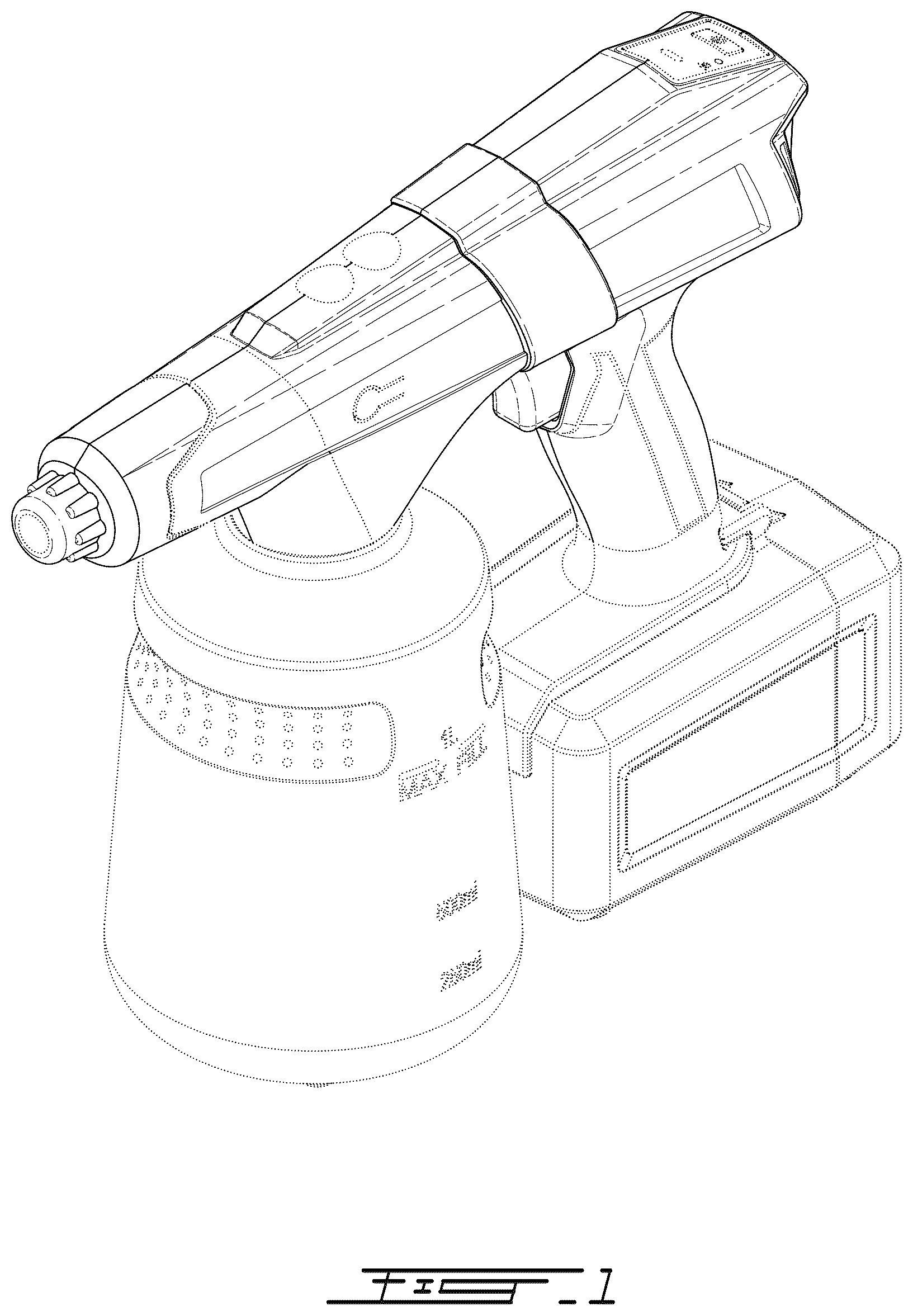 Patent USD1124241 — Foam sprayer — Figure 1