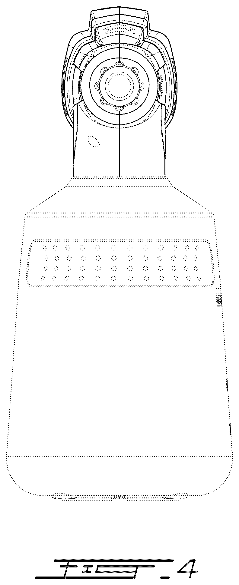 Patent USD1124241 Figure 3 – Foam sprayer