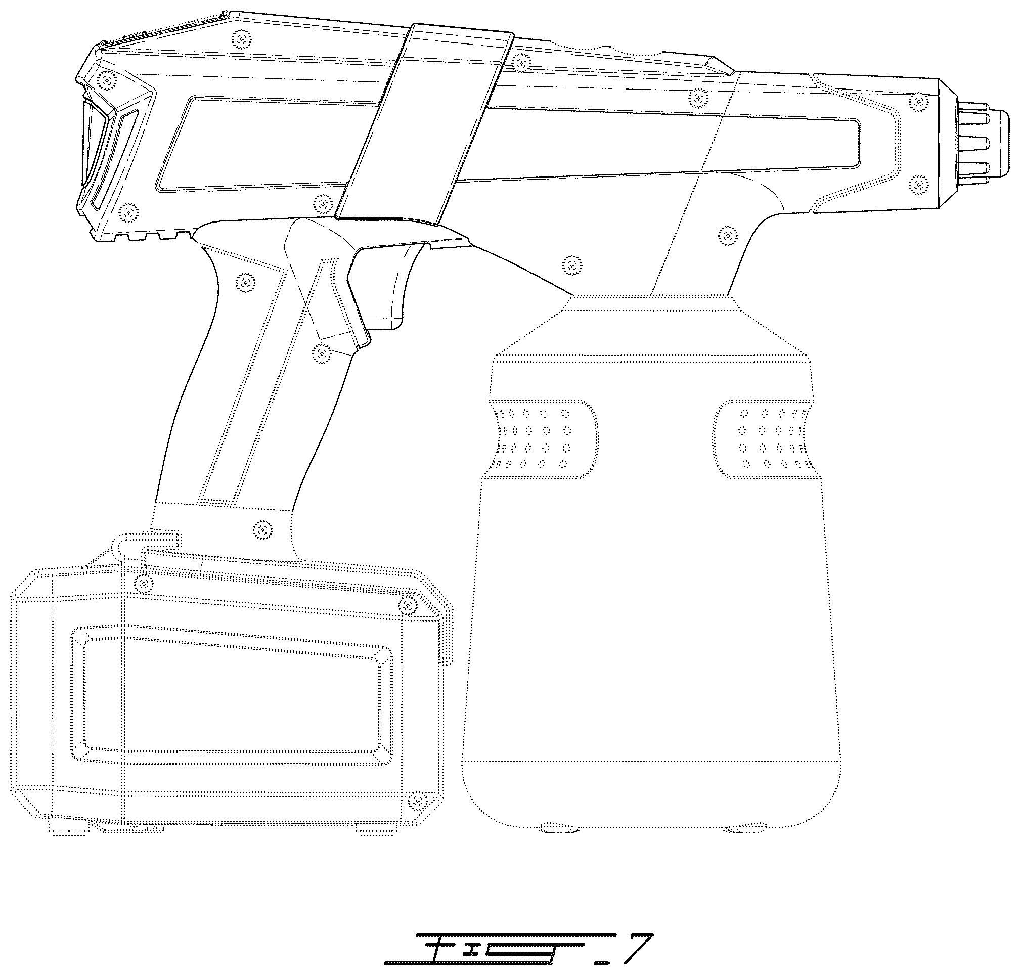 Patent USD1124241 Figure 6 – Foam sprayer