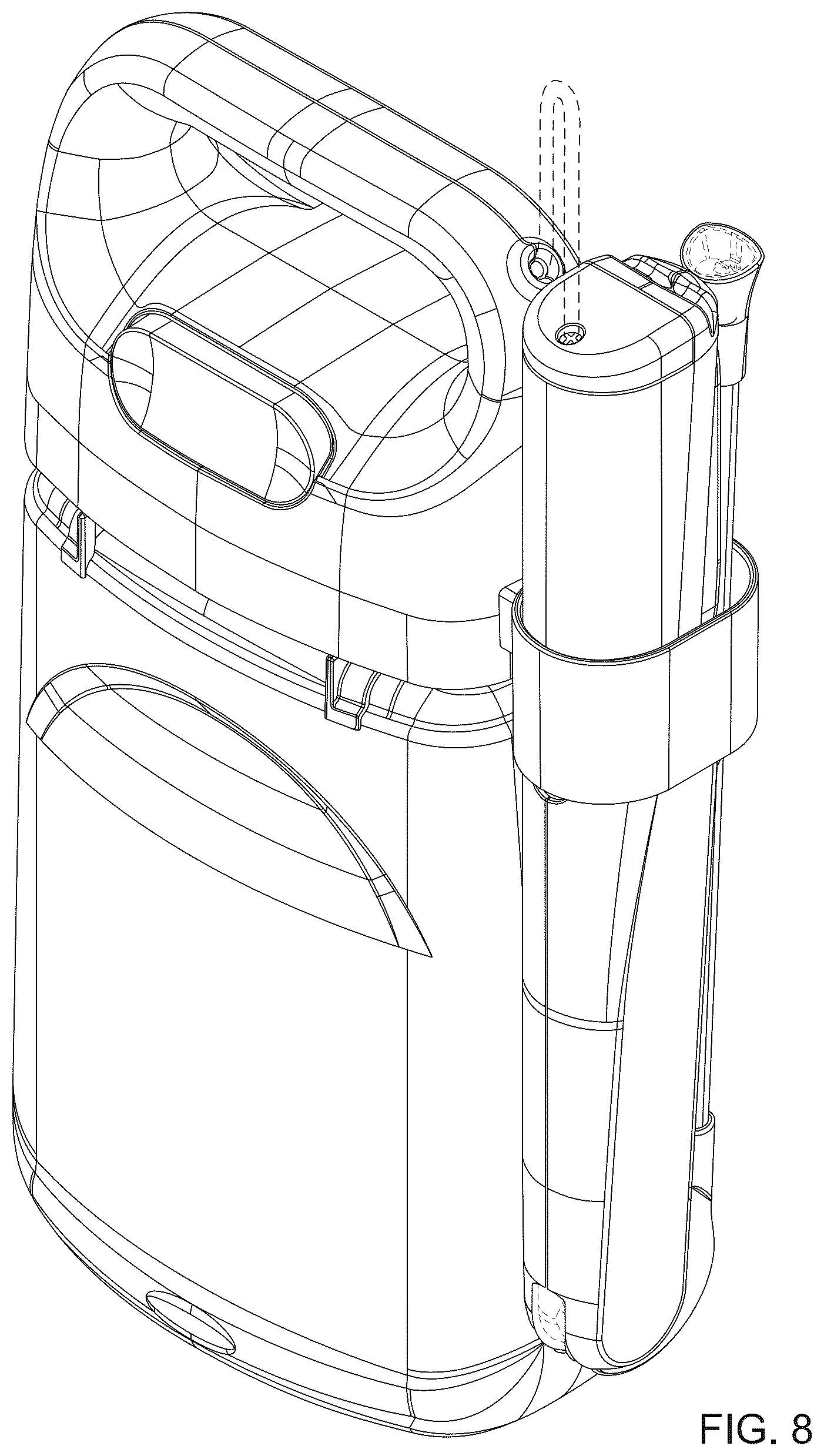 Patent USD1124242 Figure 7 – Spray delivery device