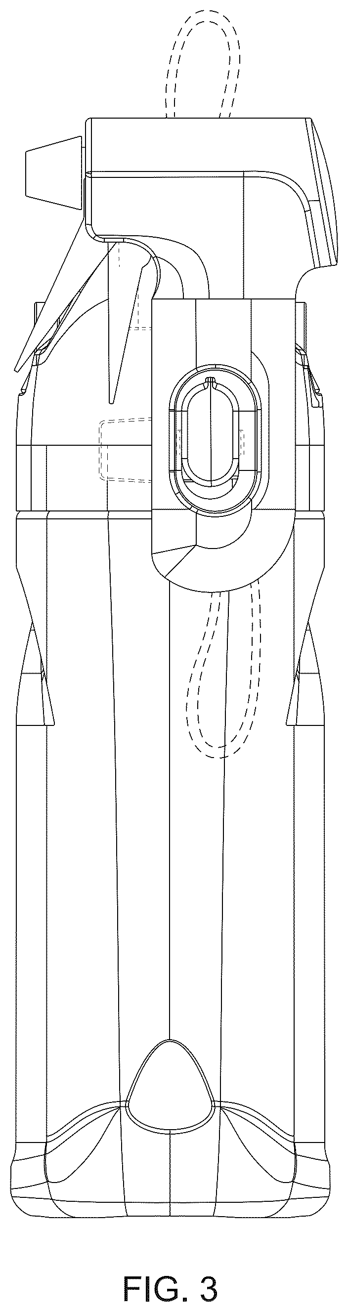 Patent USD1124243 Figure 3 – Spray delivery device