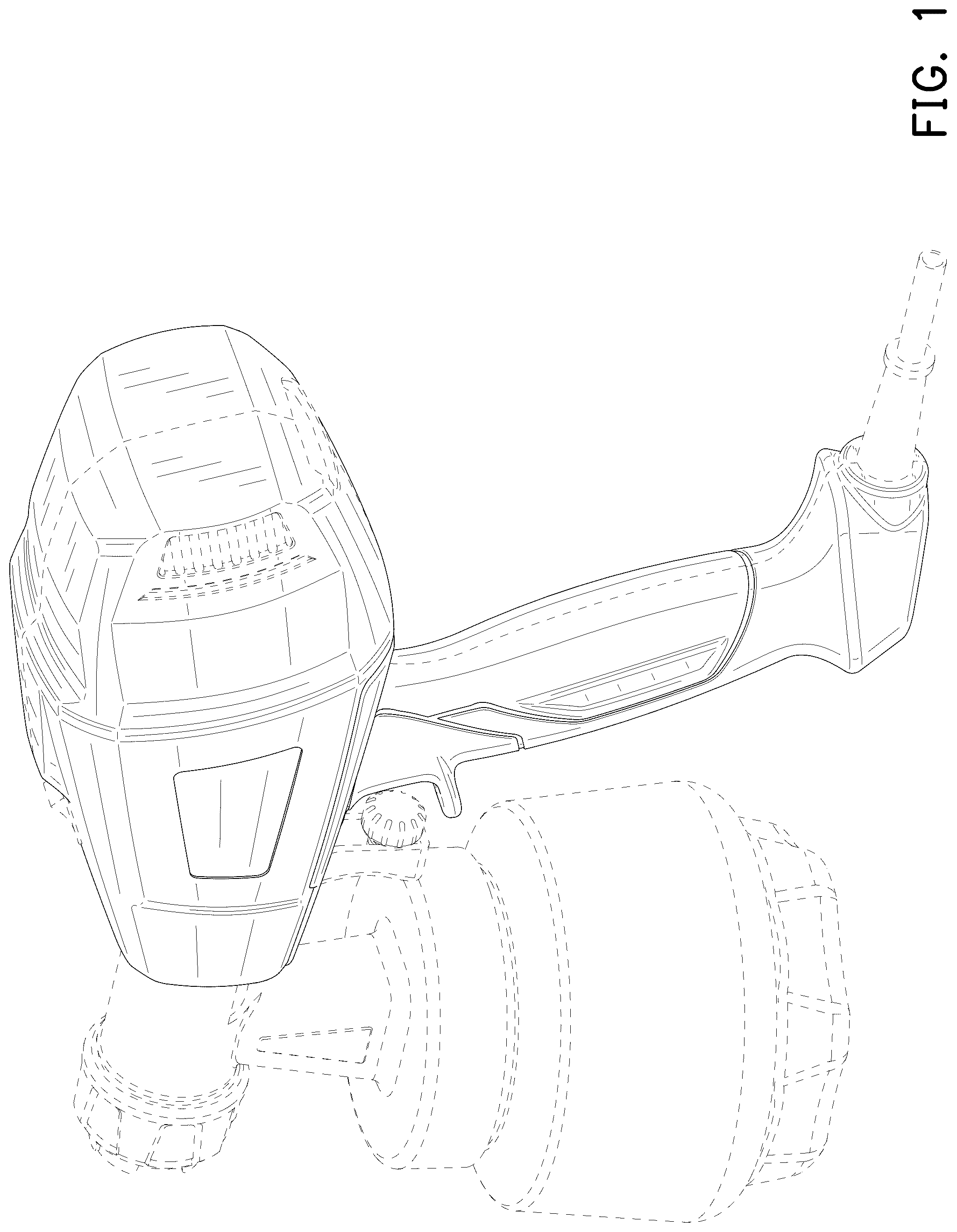 Patent USD1124244 Figure 1 – Spray gun