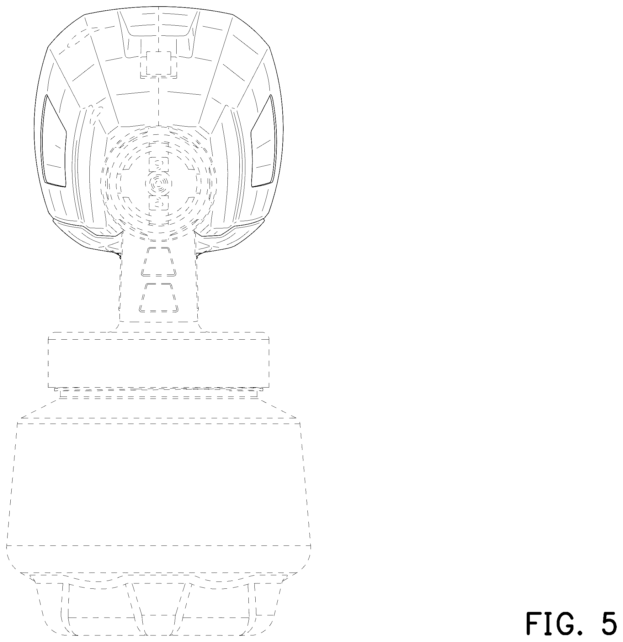 Patent USD1124244 Figure 5 – Spray gun