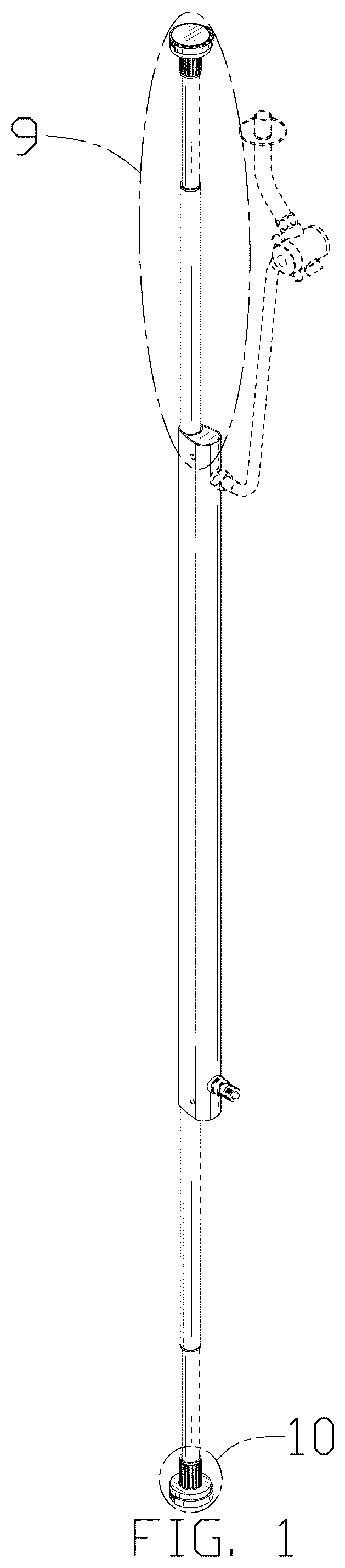 Patent USD1124245 — Shower column — Figure 1