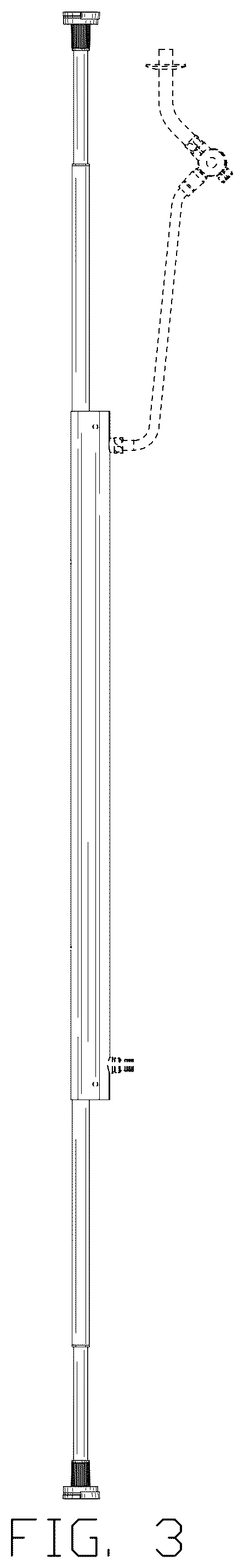 Patent USD1124245 Figure 3 – Shower column