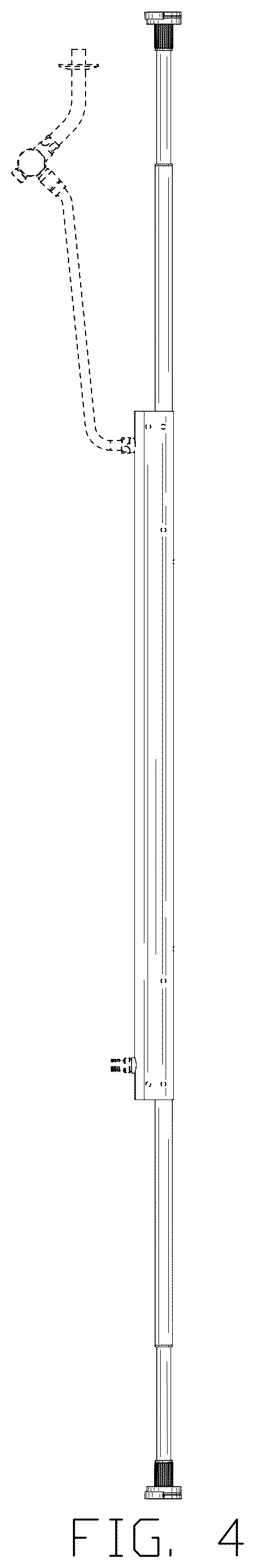 Patent USD1124245 Figure 4 – Shower column