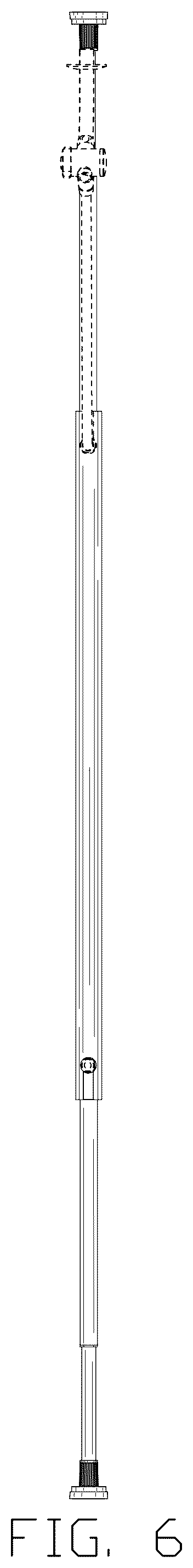 Patent USD1124245 Figure 6 – Shower column