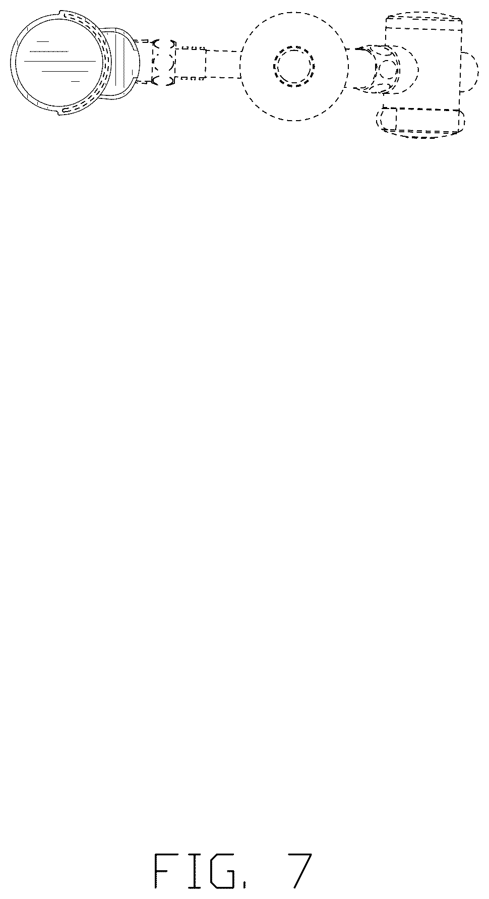 Patent USD1124245 Figure 7 – Shower column