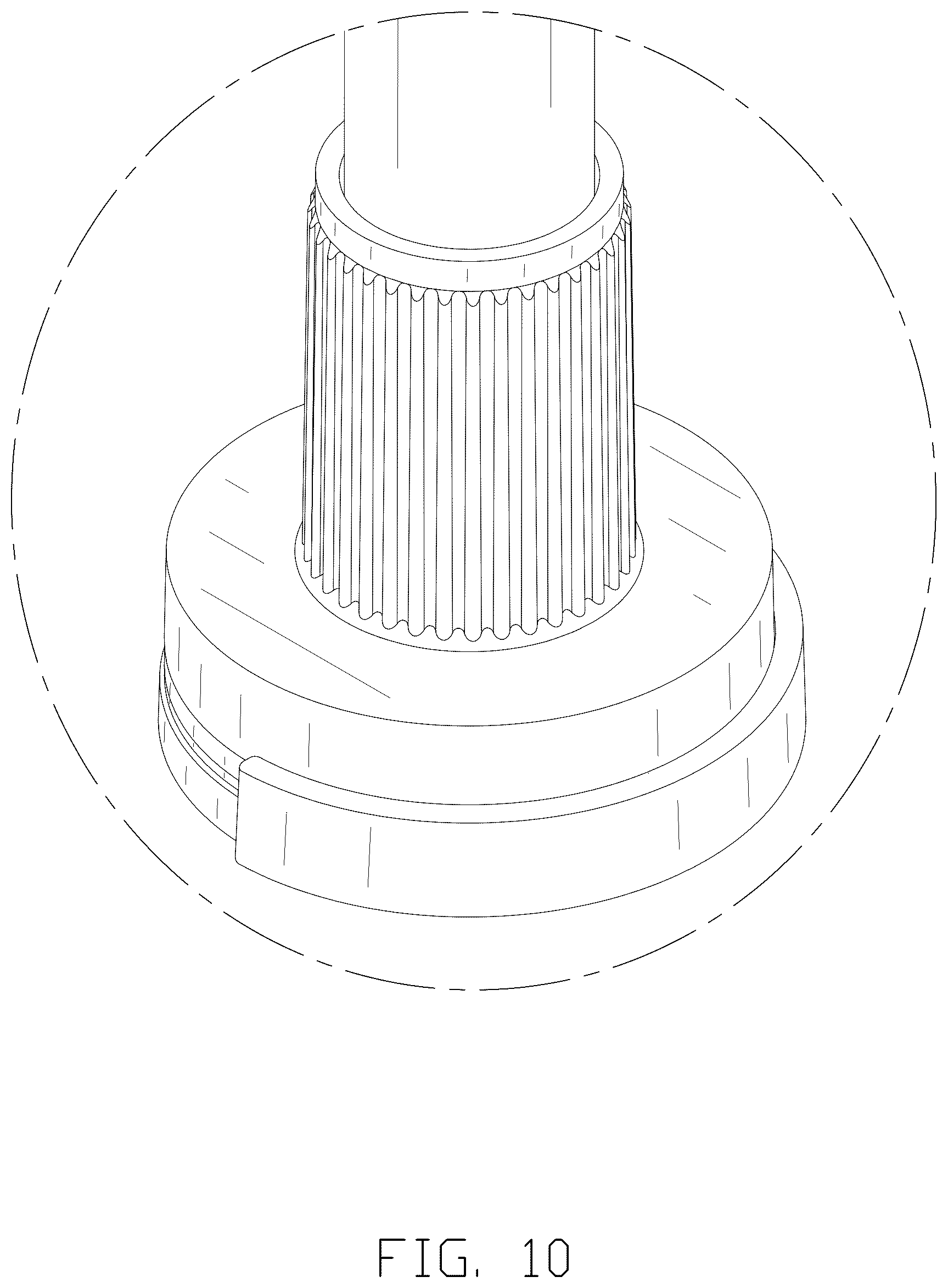 Patent USD1124245 Figure 10 – Shower column