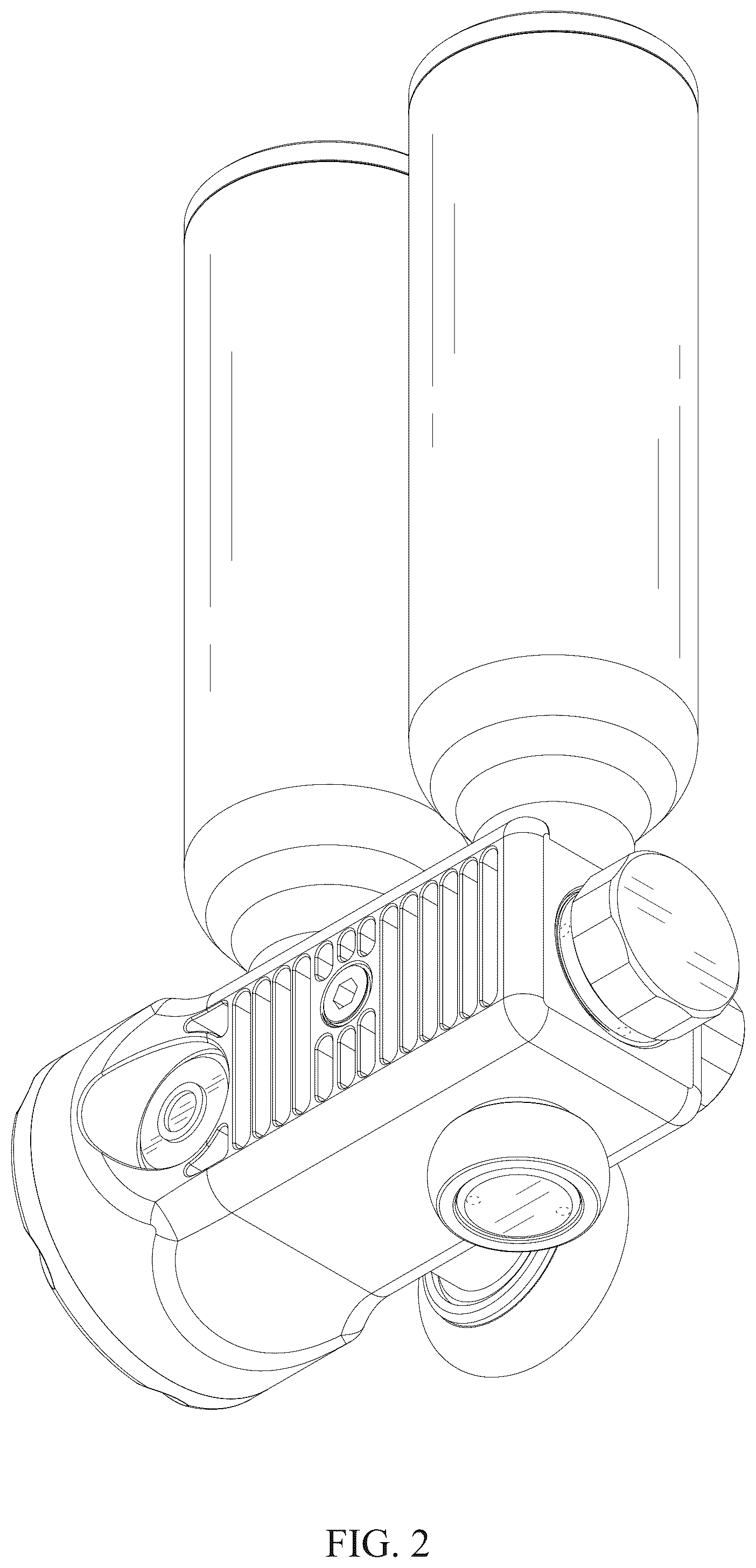 Patent USD1124247 Figure 2 – Diving valve for oxygen cylinder
