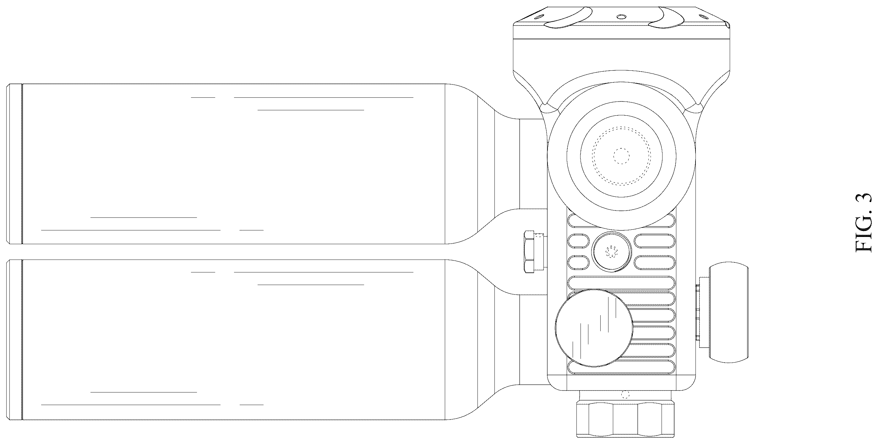 Patent USD1124247 Figure 3 – Diving valve for oxygen cylinder