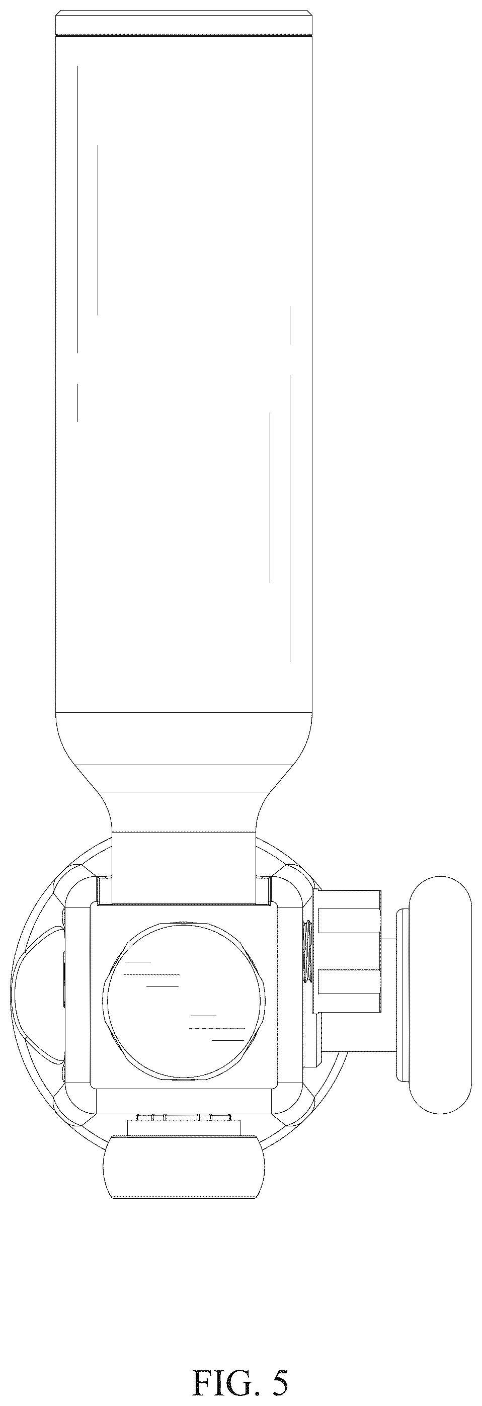 Patent USD1124247 Figure 5 – Diving valve for oxygen cylinder