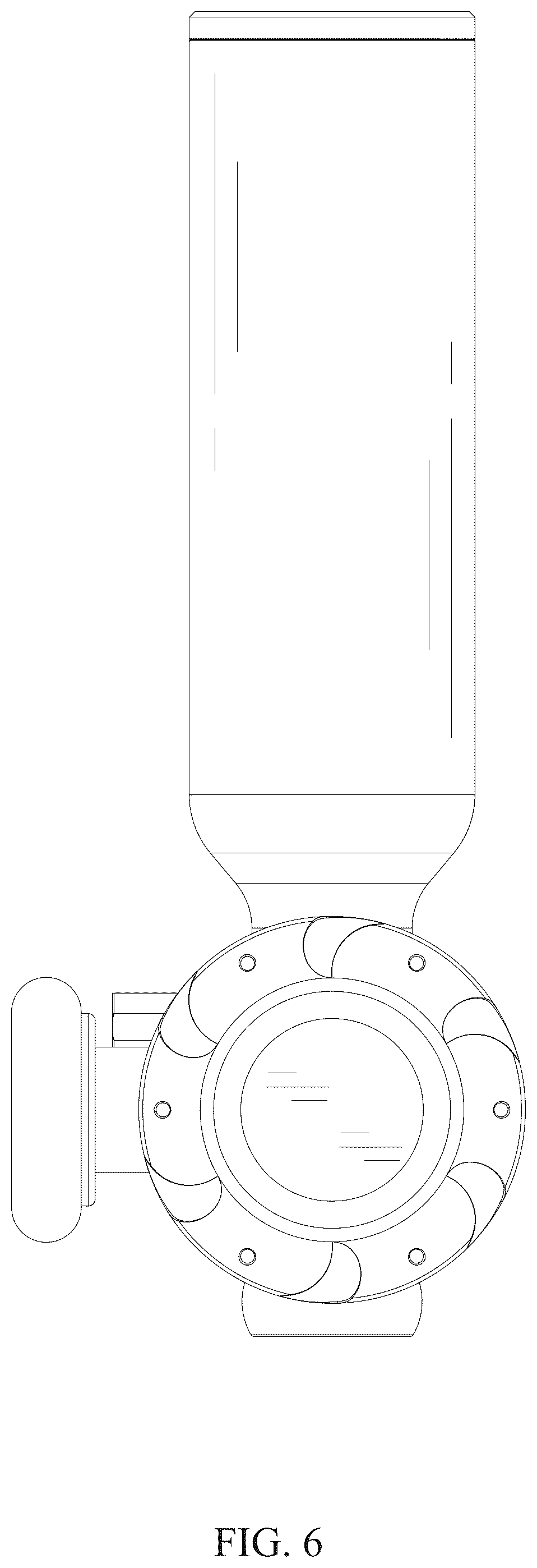 Patent USD1124247 Figure 6 – Diving valve for oxygen cylinder