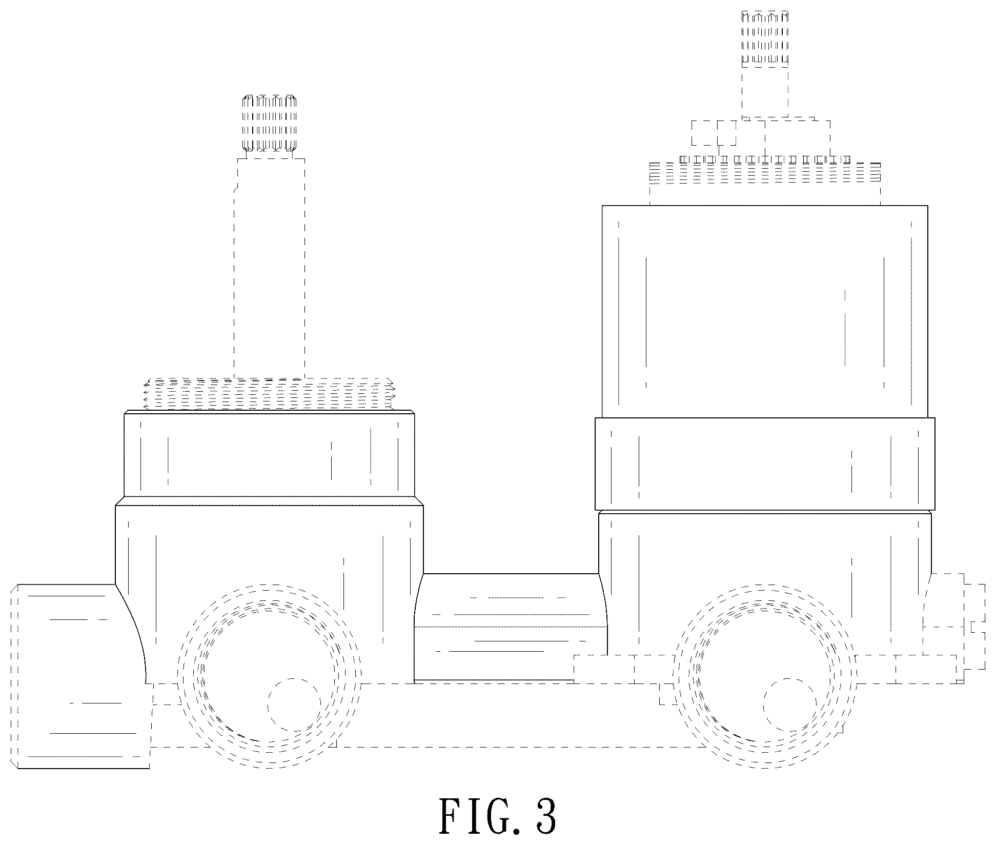 Patent USD1124249 Figure 3 – Fluid valve