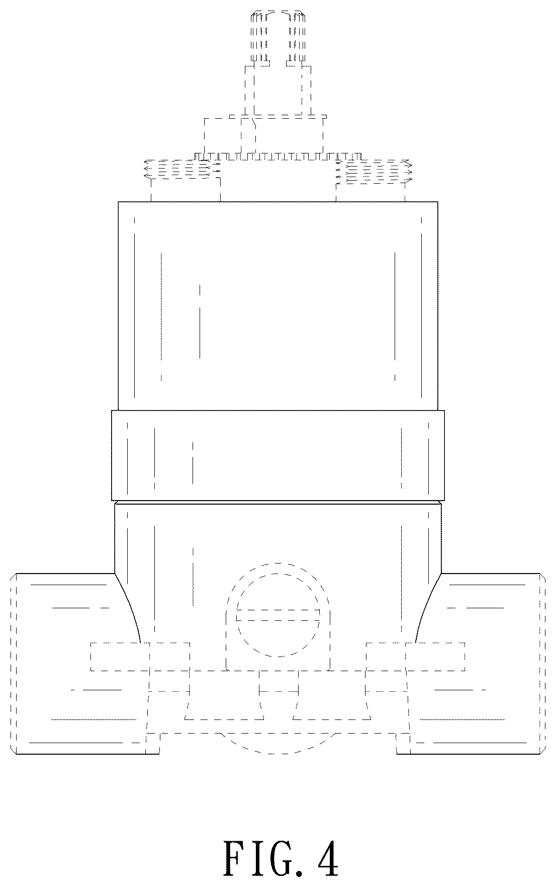 Patent USD1124249 Figure 4 – Fluid valve