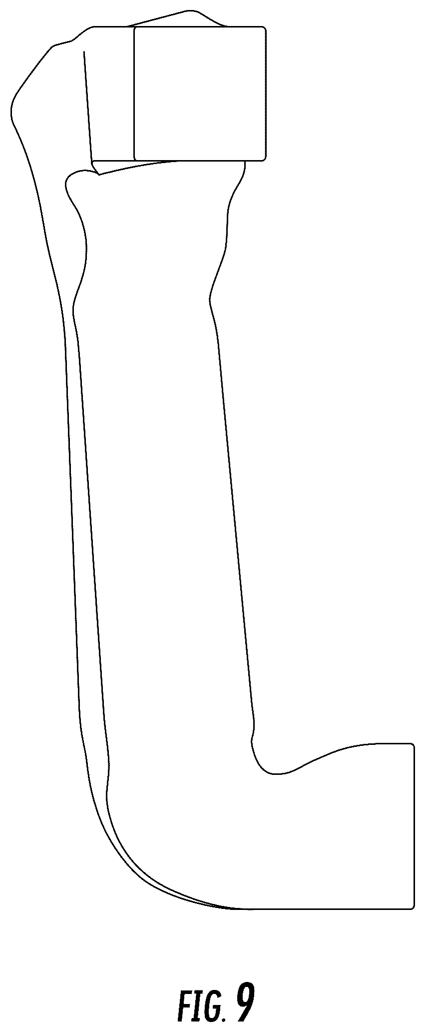 Patent USD1124250 Figure 9 – Faucet