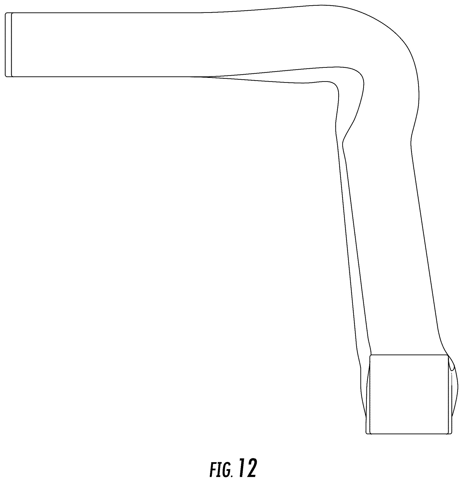 Patent USD1124250 Figure 12 – Faucet