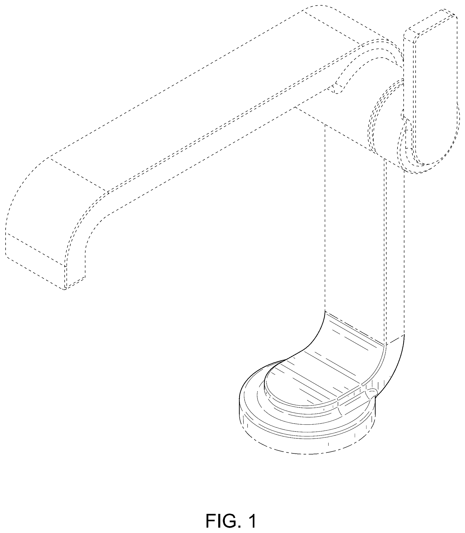 Patent USD1124251 Figure 1 – Water delivery device