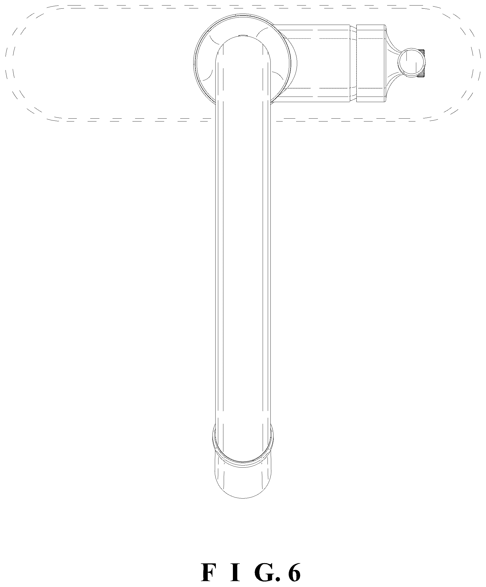 Patent USD1124252 Figure 6 – Faucet