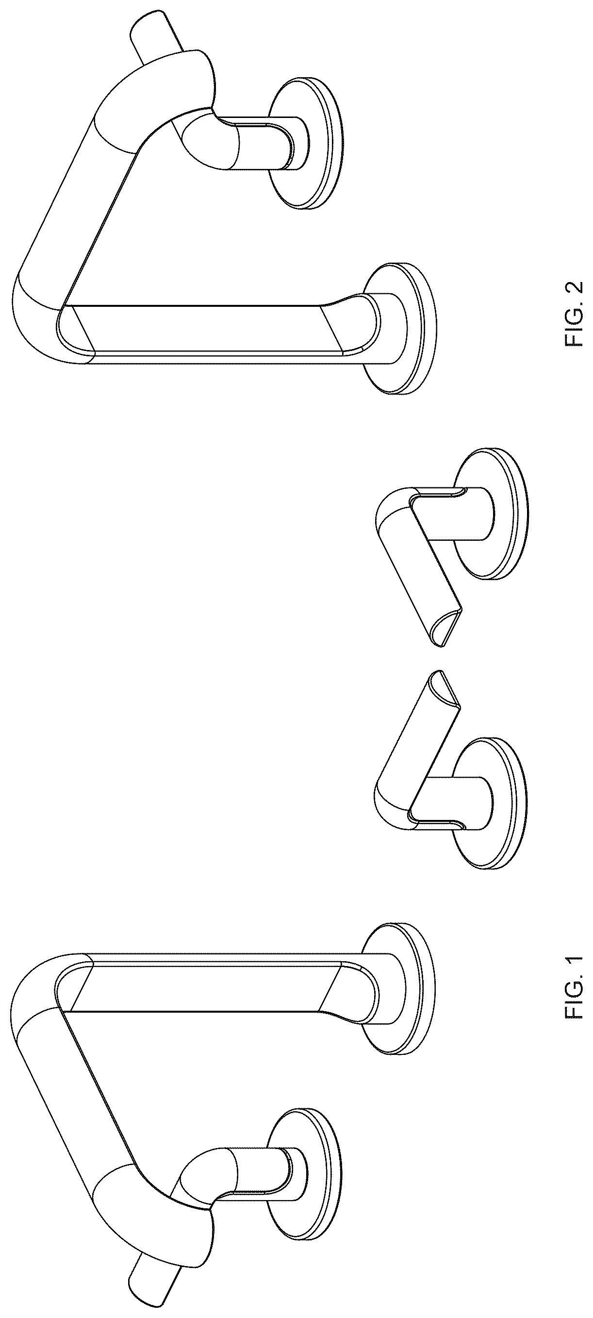 Patent USD1124253 Figure 1 – Faucet