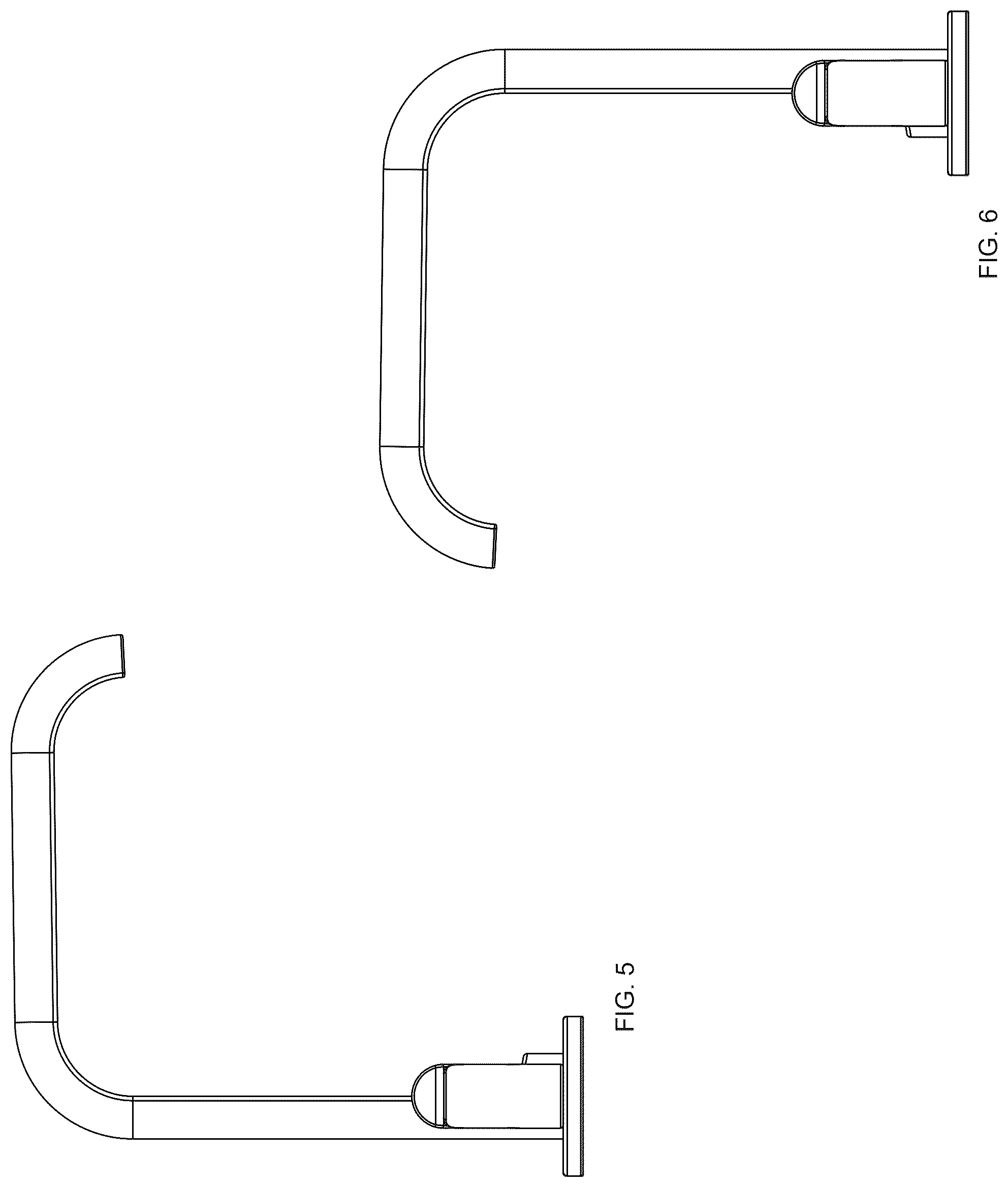 Patent USD1124253 Figure 3 – Faucet