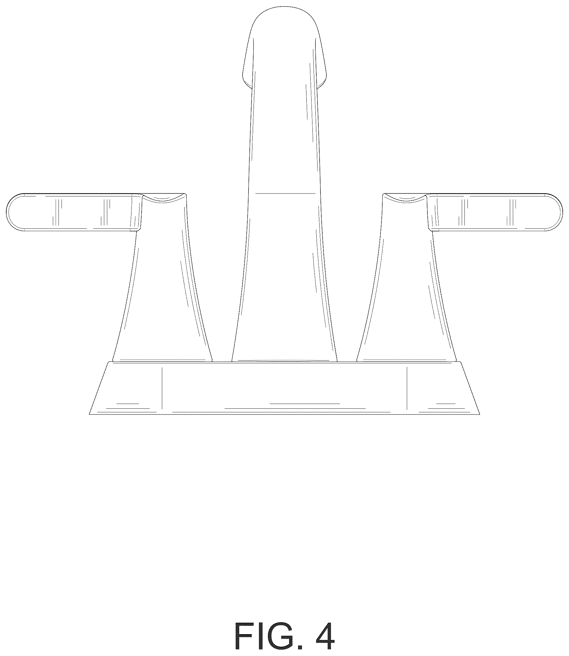 Patent USD1124255 Figure 4 – Basin faucet