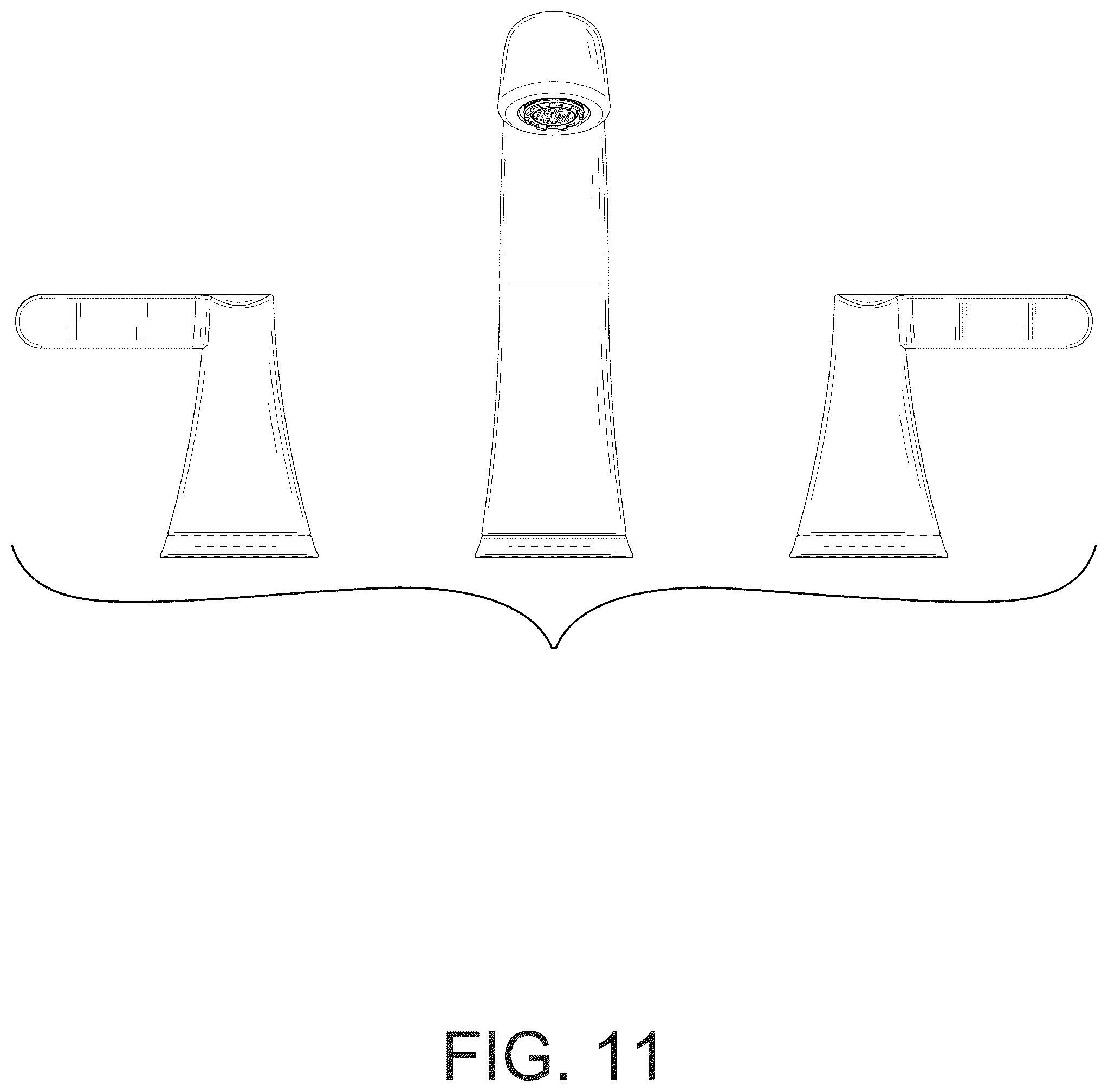 Patent USD1124255 Figure 11 – Basin faucet