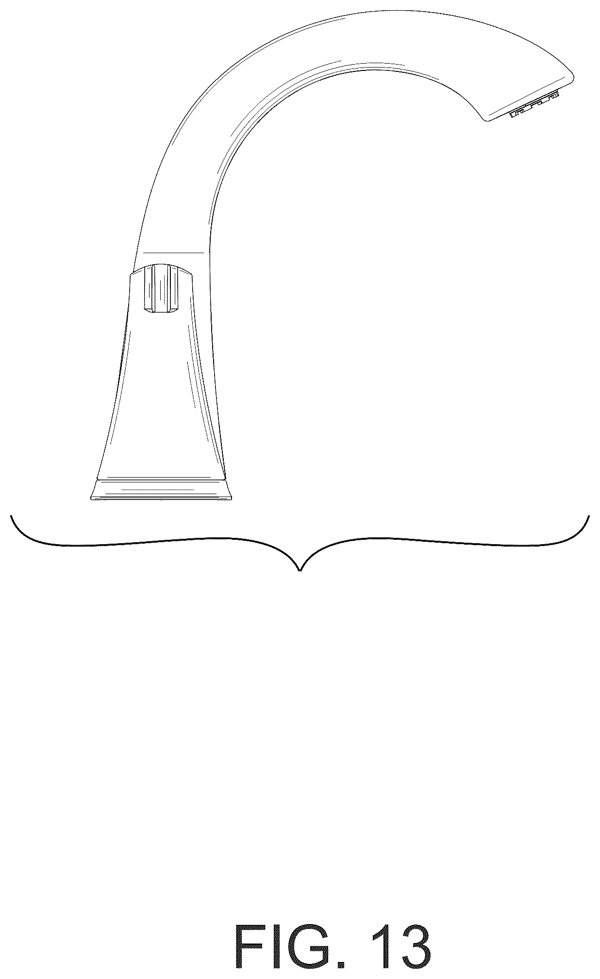 Patent USD1124255 Figure 13 – Basin faucet
