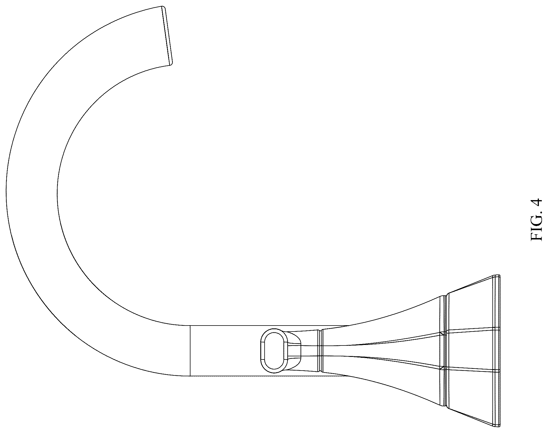 Patent USD1124256 Figure 4 – Faucet