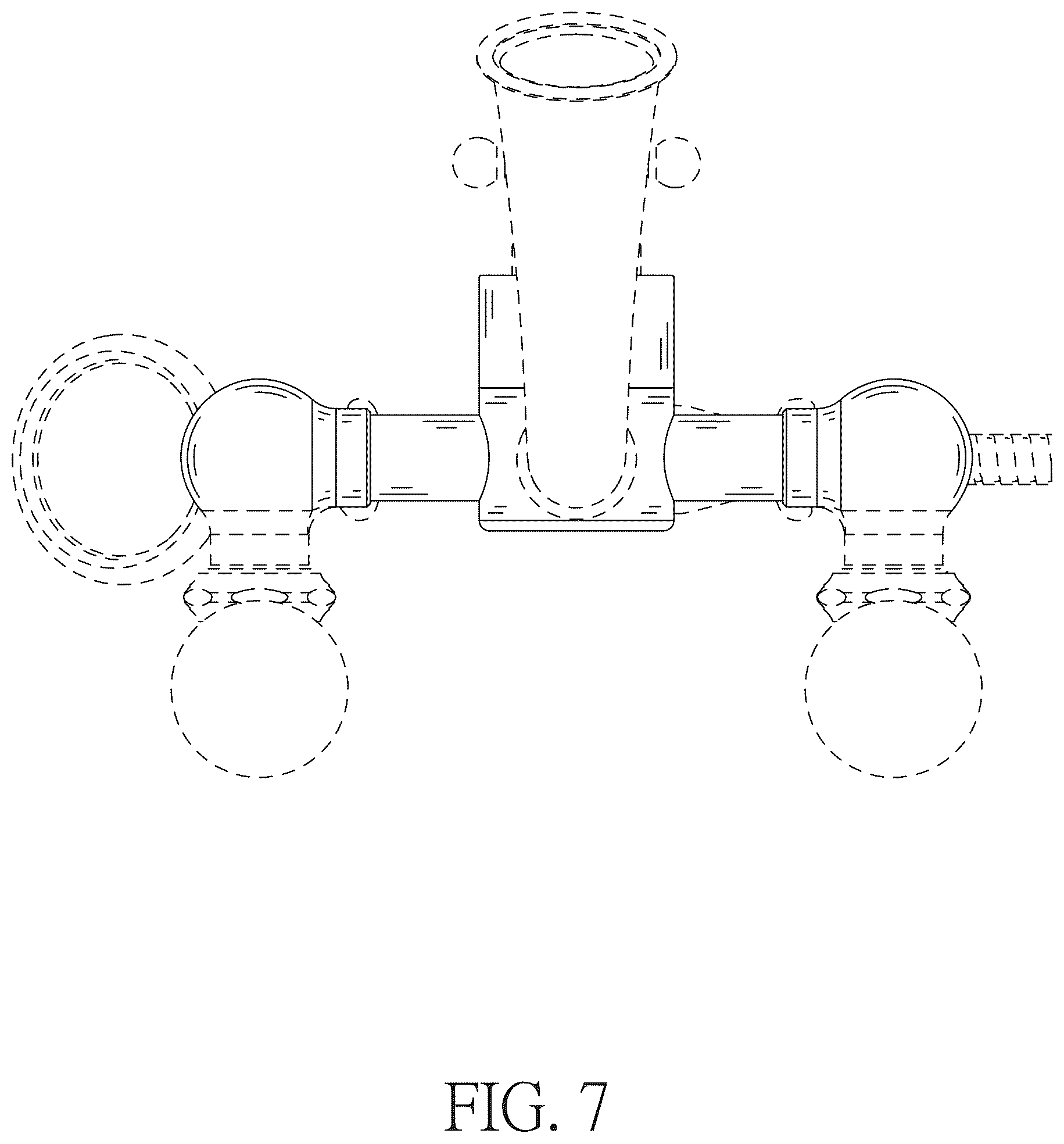 Patent USD1124257 Figure 7 – Part of a faucet