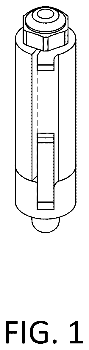 Patent USD1124258 Figure 1 – Valve lift arm