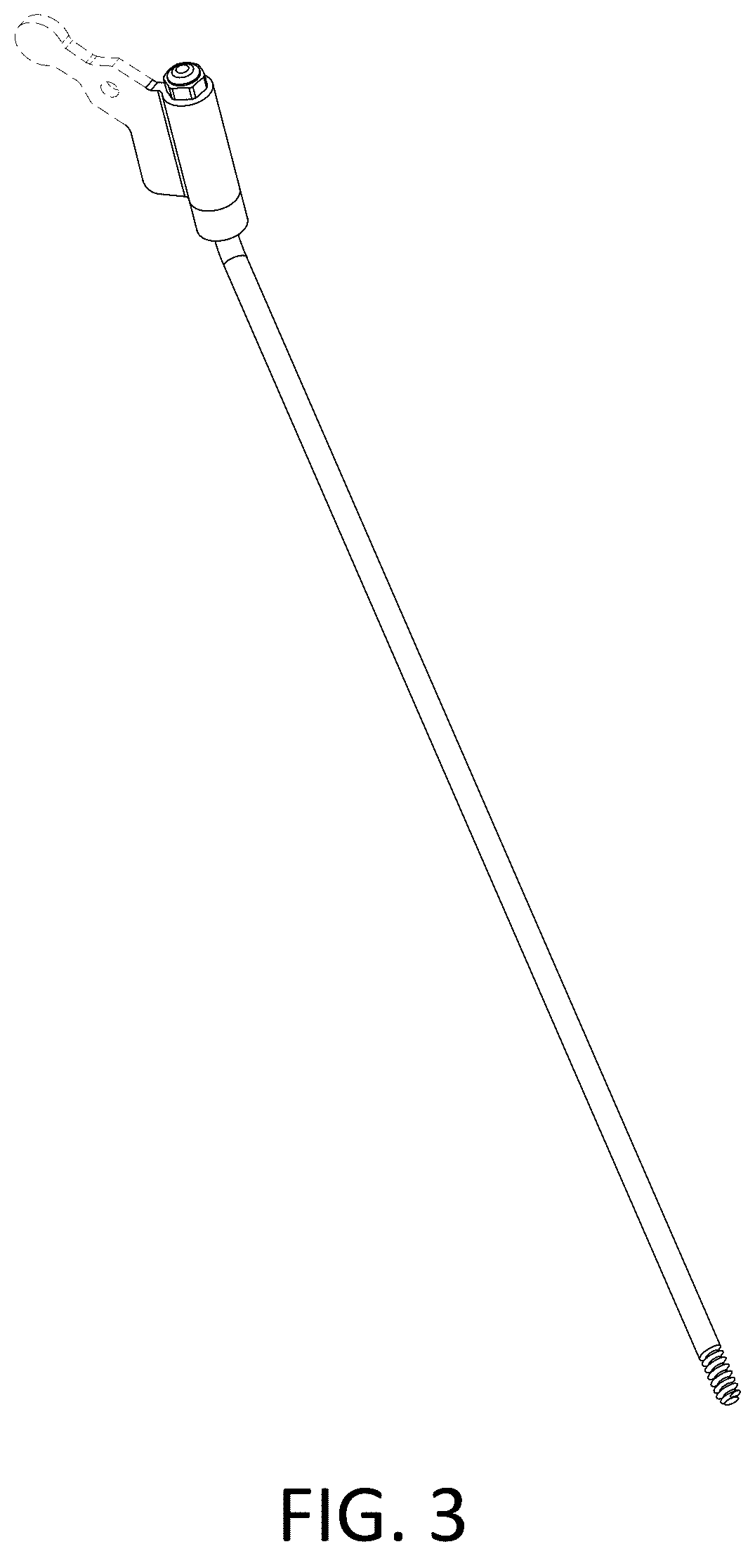 Patent USD1124258 Figure 3 – Valve lift arm
