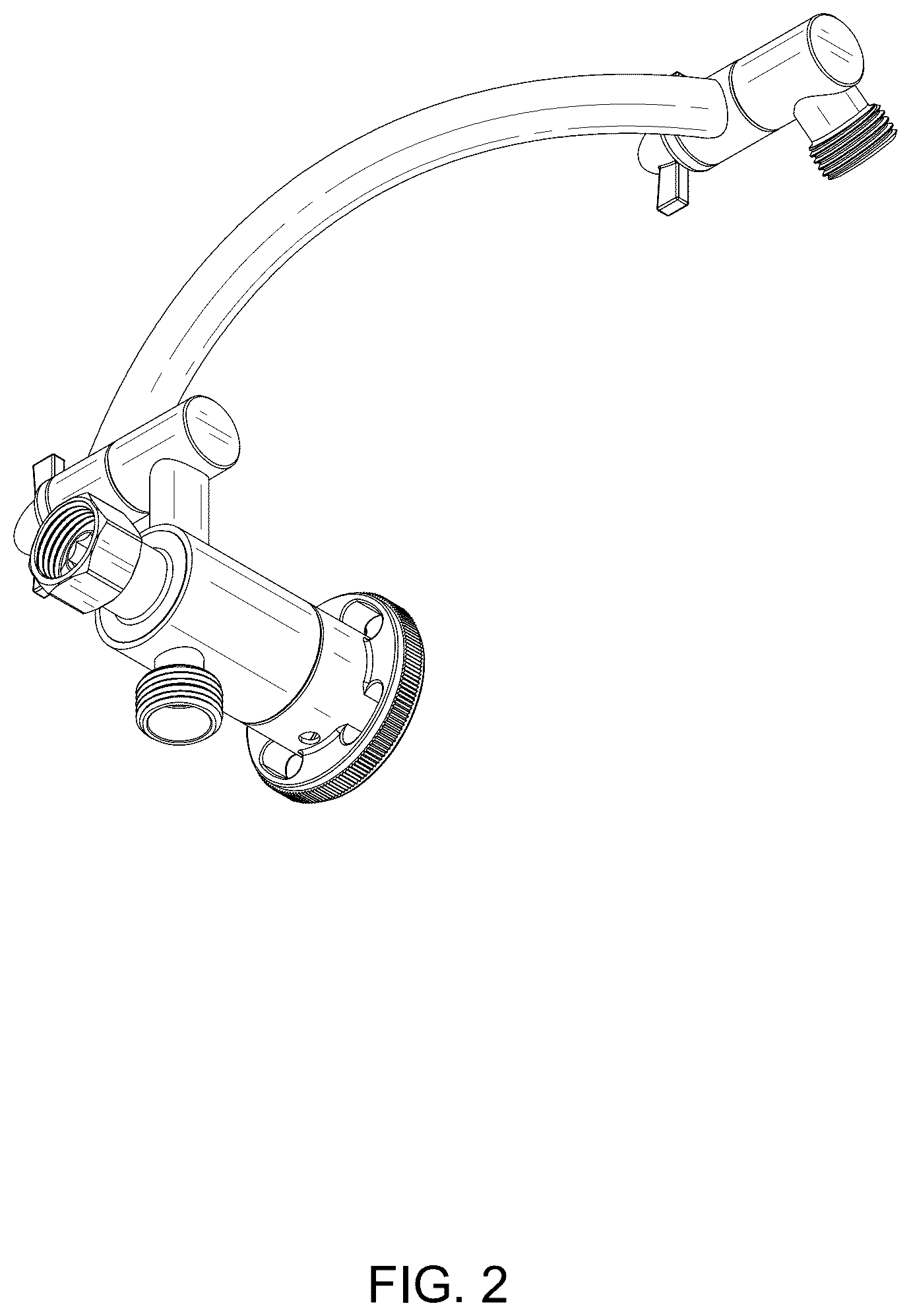 Patent USD1124259 Figure 2 – Shower