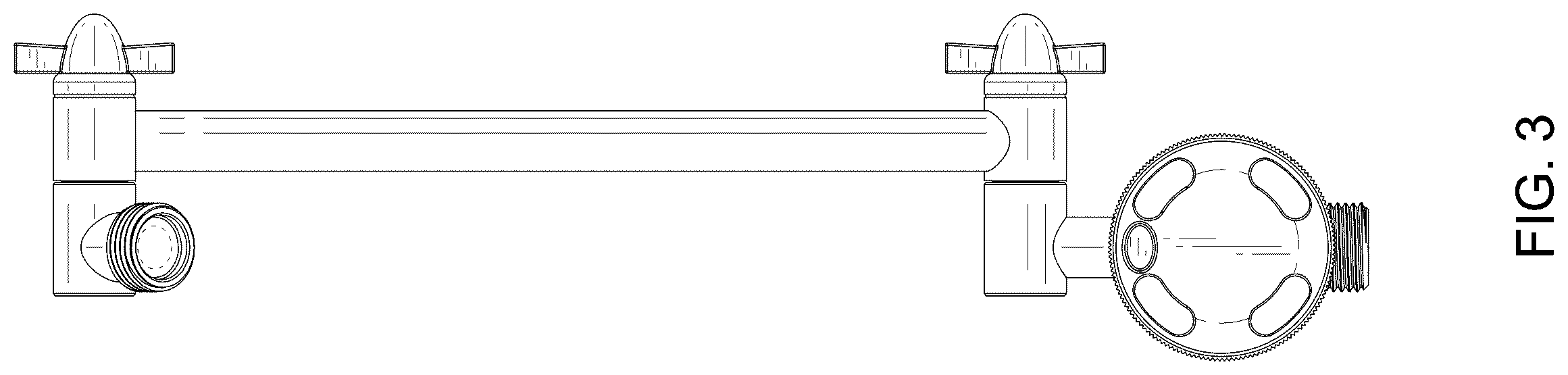 Patent USD1124259 Figure 3 – Shower