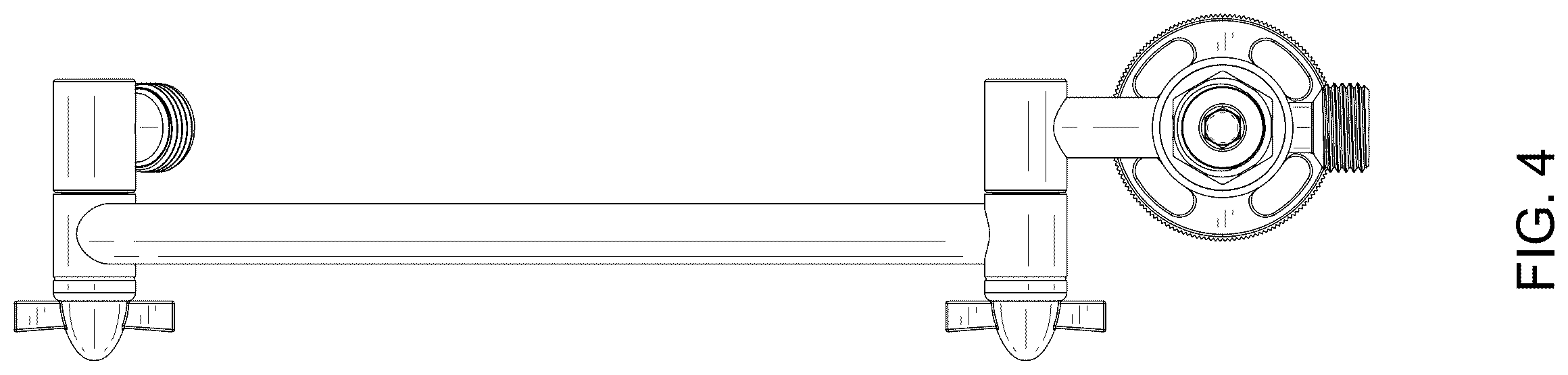 Patent USD1124259 Figure 4 – Shower