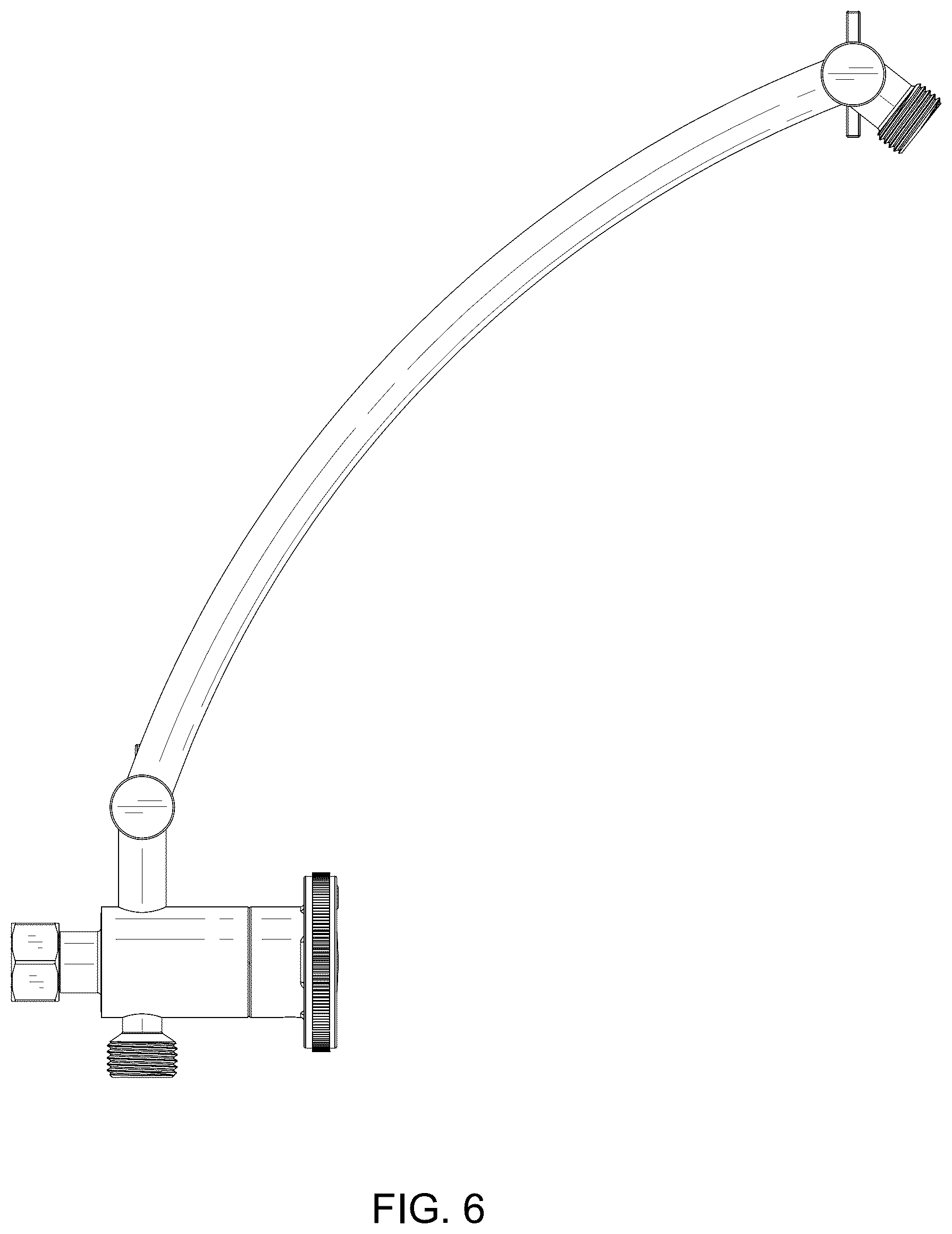 Patent USD1124259 Figure 6 – Shower