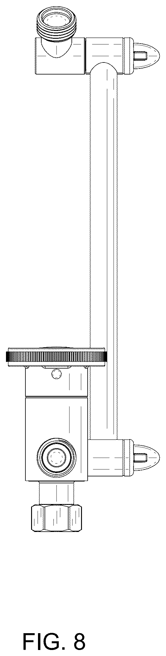 Patent USD1124259 Figure 8 – Shower
