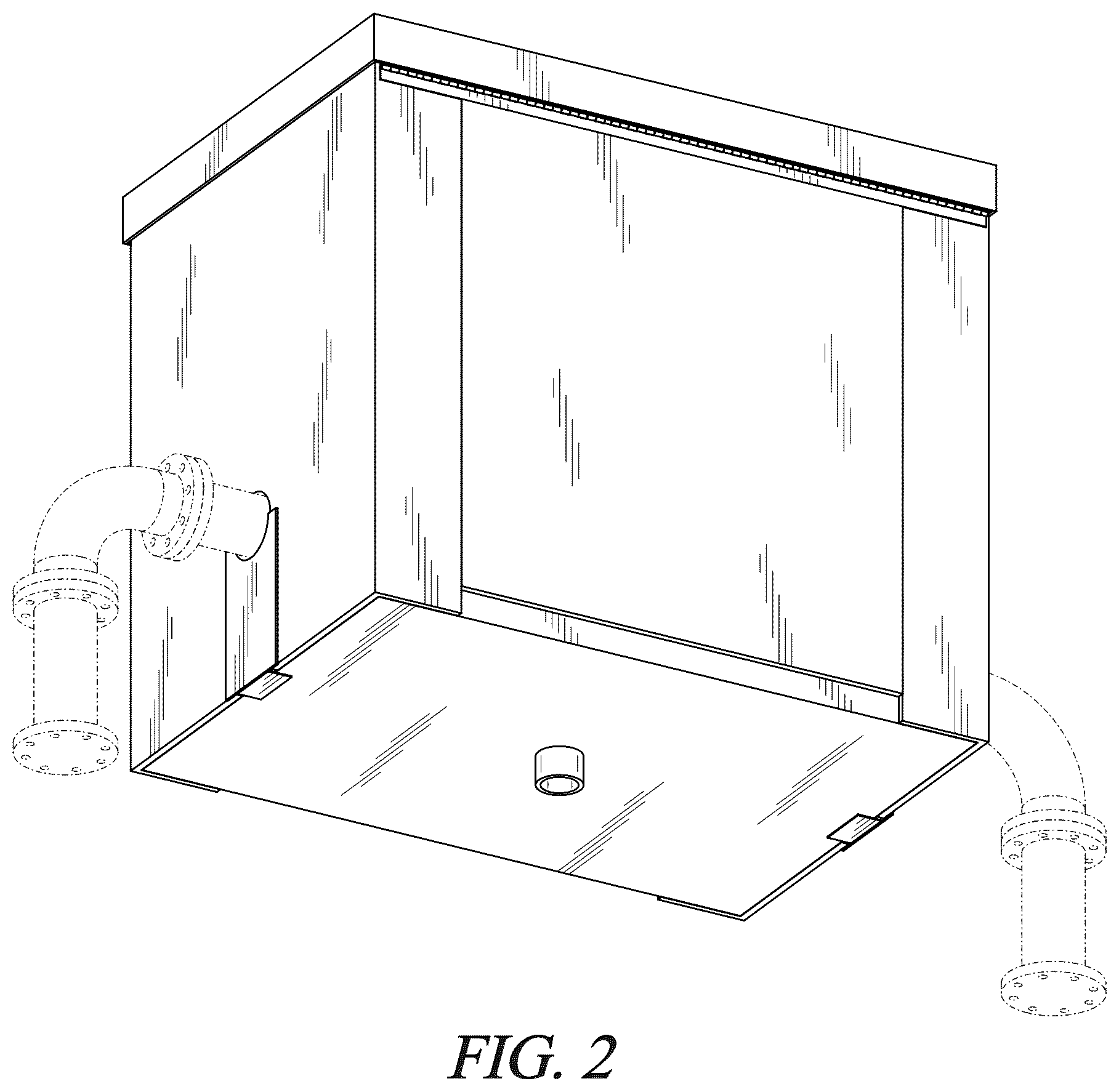 Patent USD1124260 Figure 2 – Control valve enclosure