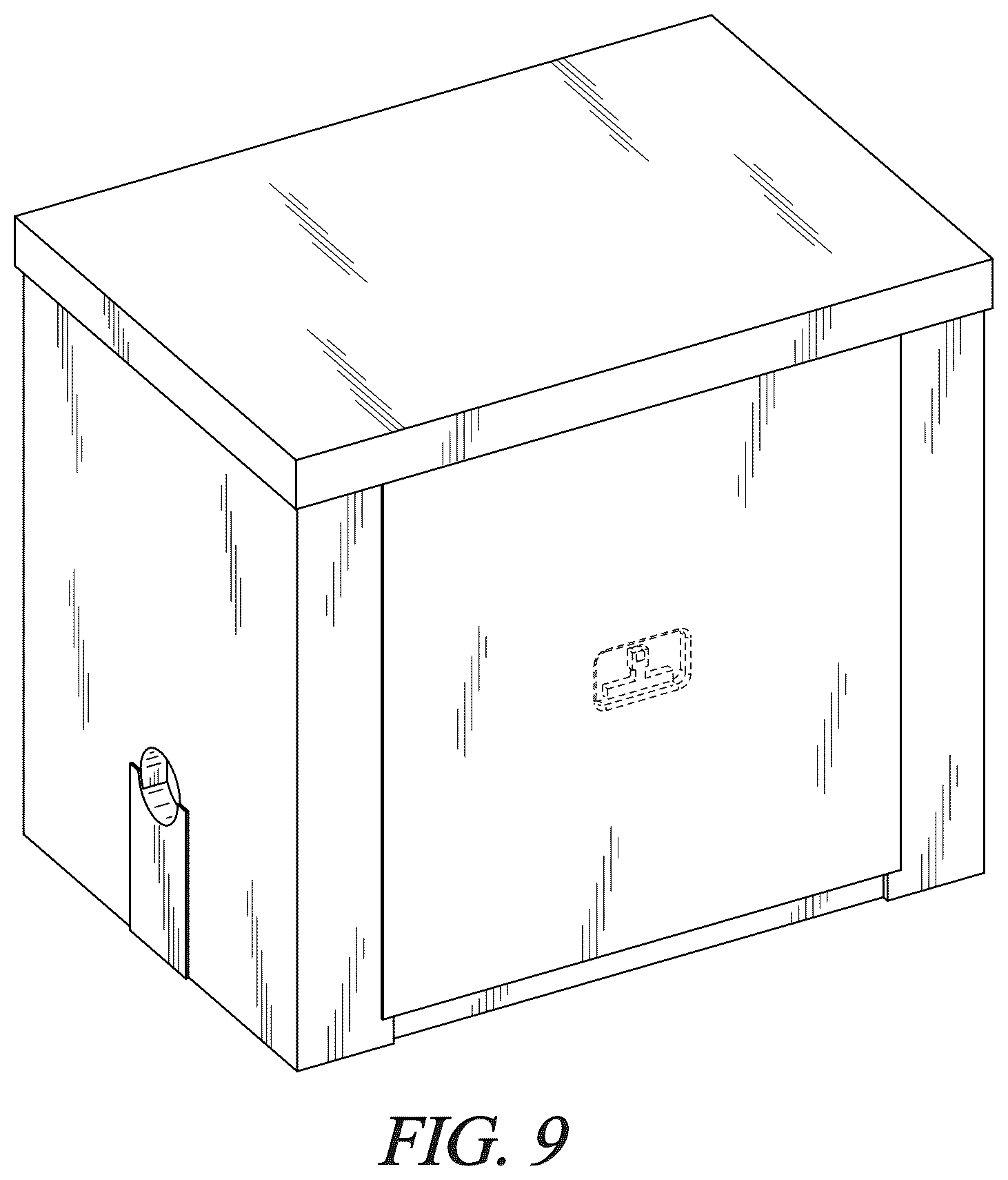 Patent USD1124260 Figure 7 – Control valve enclosure