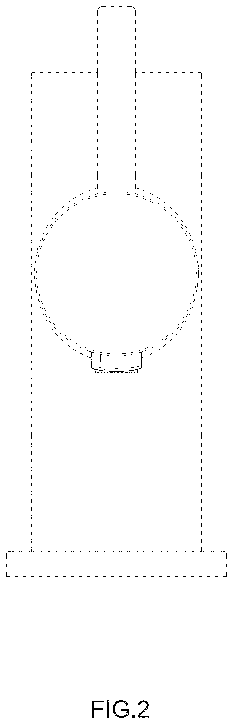 Patent USD1124261 Figure 2 – Faucet handle