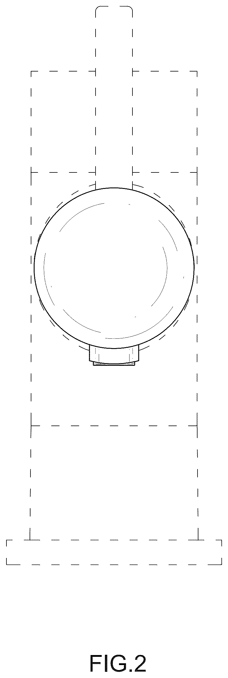 Patent USD1124262 Figure 2 – Faucet handle