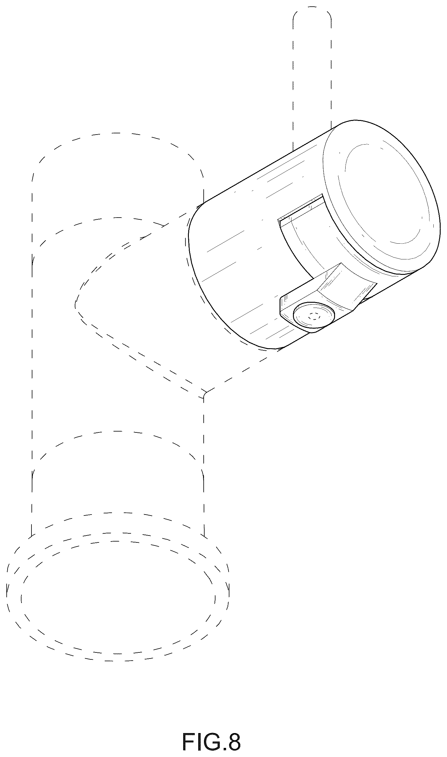 Patent USD1124262 Figure 8 – Faucet handle