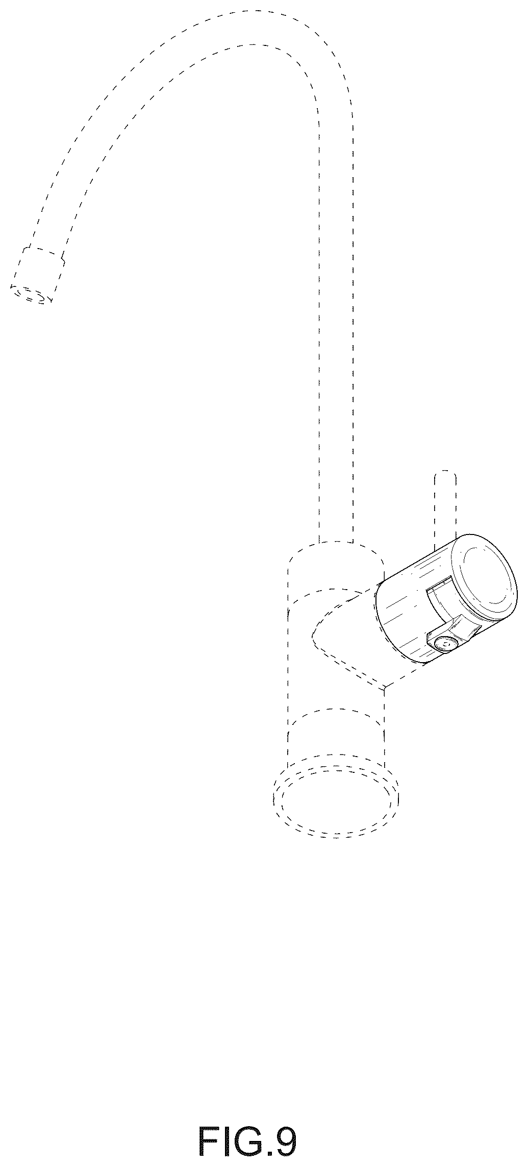 Patent USD1124262 Figure 9 – Faucet handle