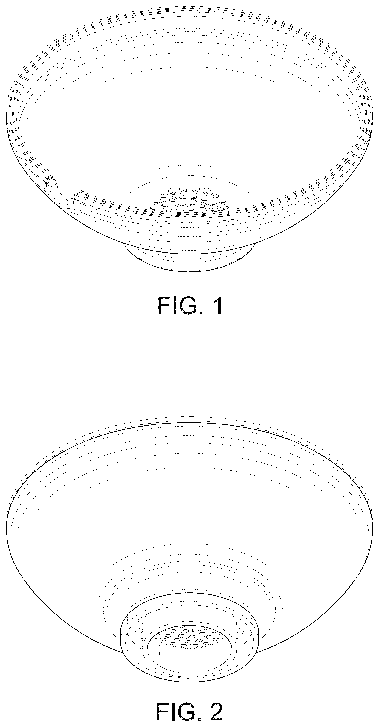 Patent USD1124265 Figure 1 – Grease strainer