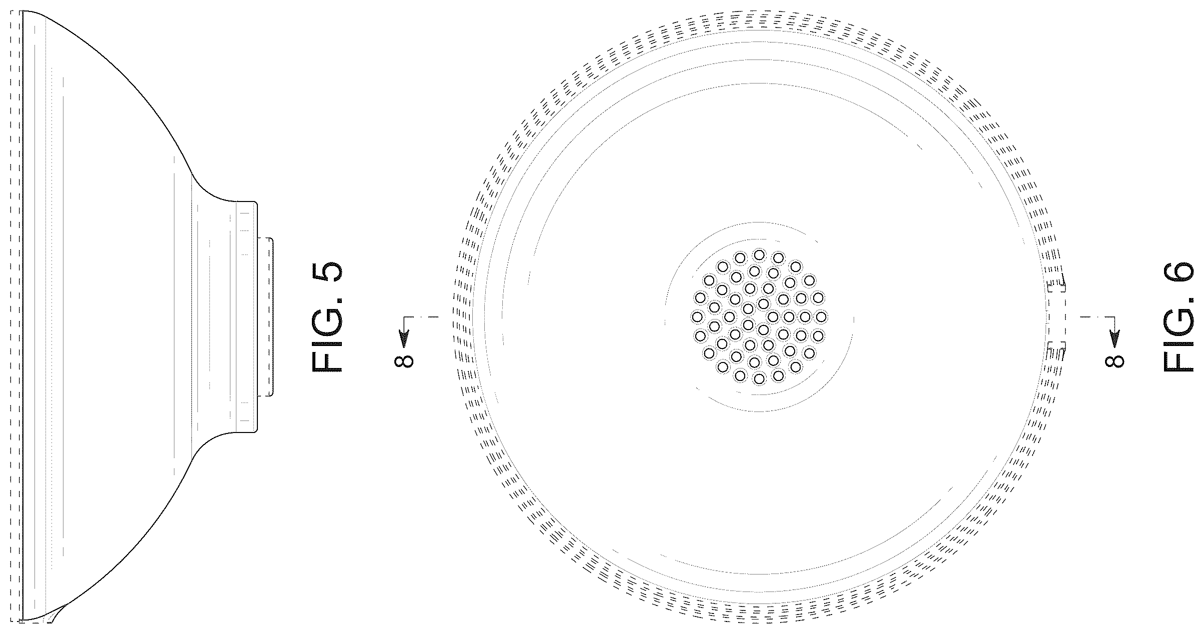 Patent USD1124265 Figure 3 – Grease strainer