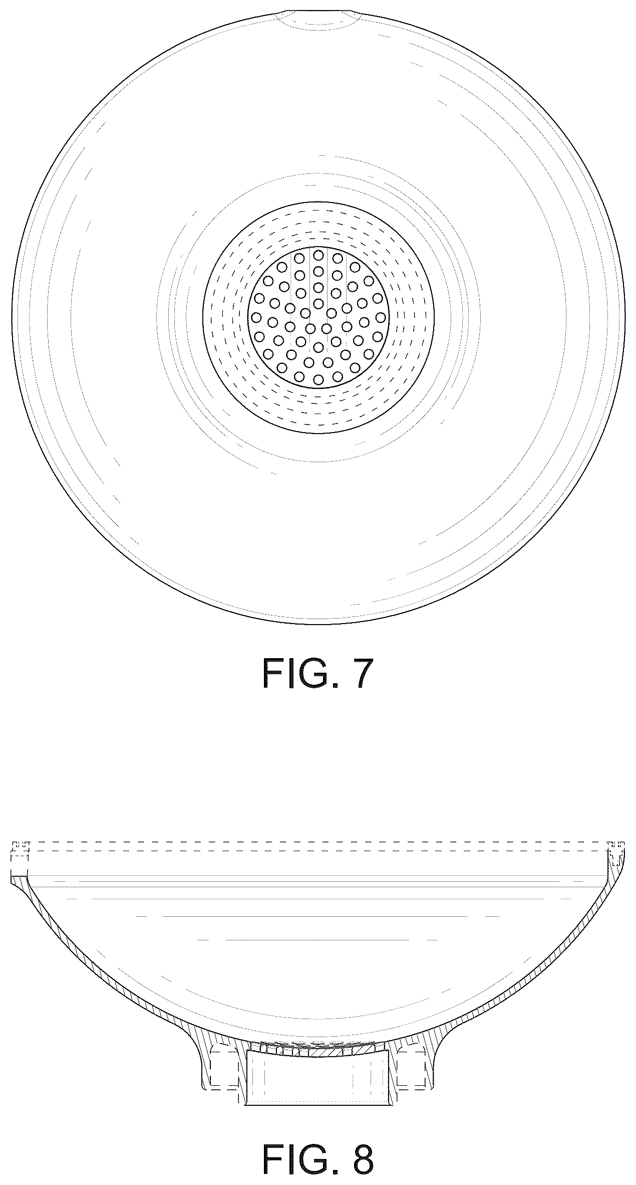 Patent USD1124265 Figure 4 – Grease strainer