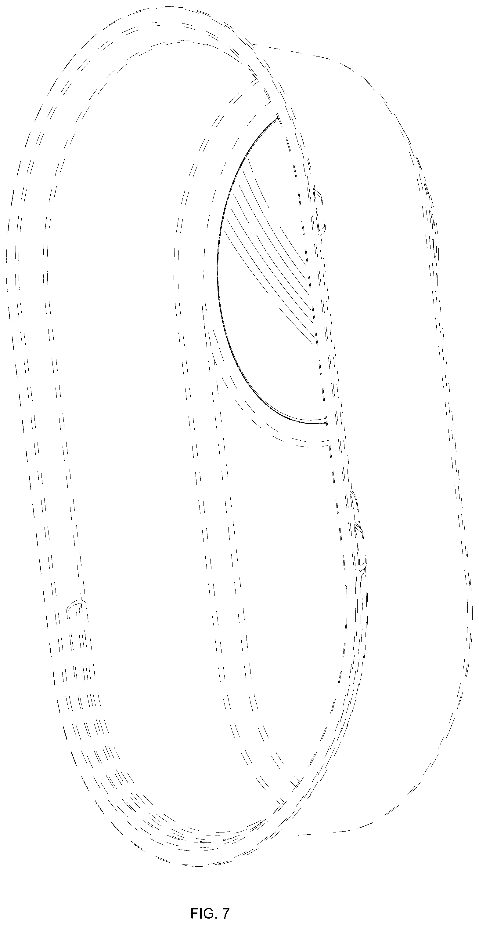 Patent USD1124267 Figure 7 – Cover for gutters